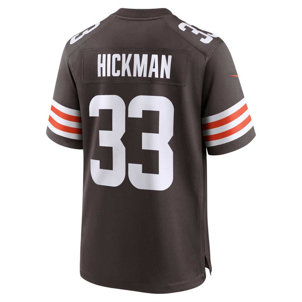 Cleveland Browns Ronnie Hickman Brown Team Game Football Jersey