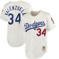 Los Angeles Dodgers Fernando Valenzuela Gray Baseball Jersey