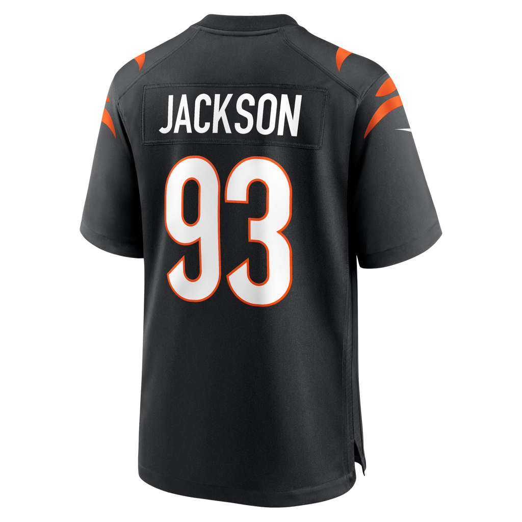 Cincinnati Bengals McKinnley Jackson Black Game Football Jersey