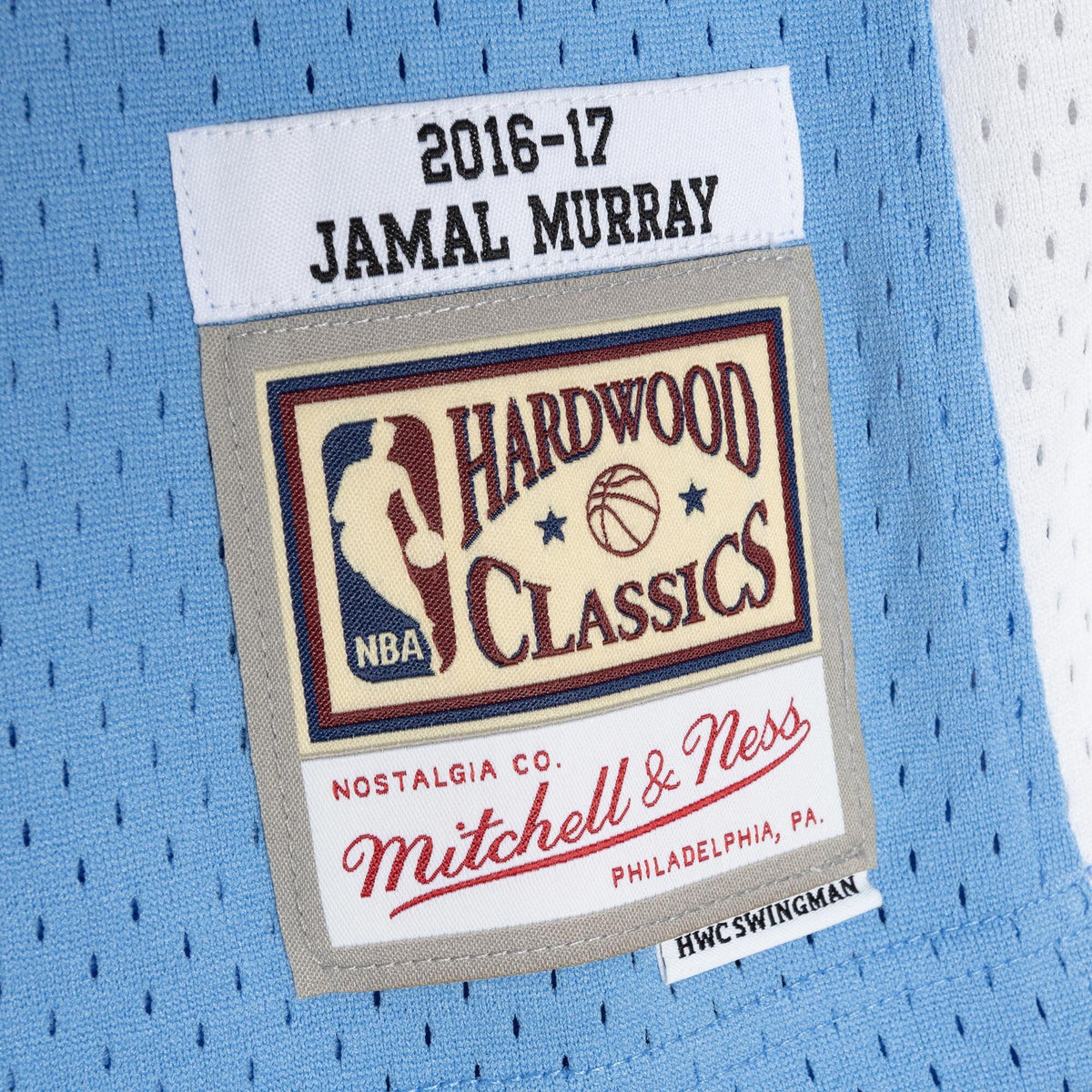 Denver Nuggets Jamal Murray 2016 Road Jersey - Columbia Blue