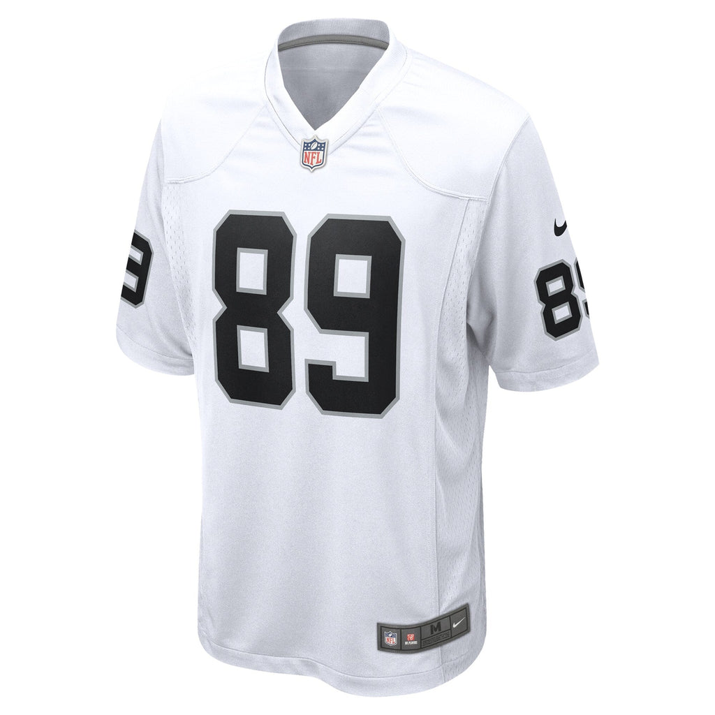 Las Vegas Raiders Brock Bowers White Game Football Jersey