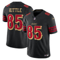 San Francisco 49ers George Kittle Black 2025 Rivalries Collection Stitched Limited Football Jersey