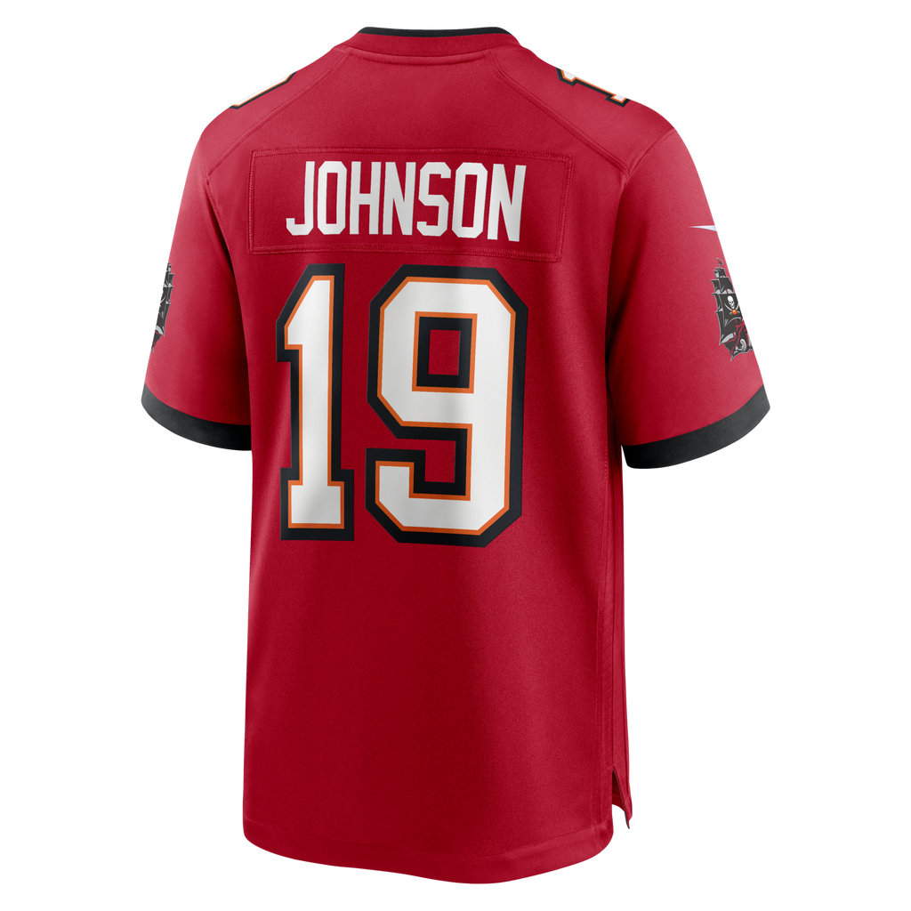 Tampa Bay Buccaneers Keyshawn Johnson Red Game Retired Player Football Jersey
