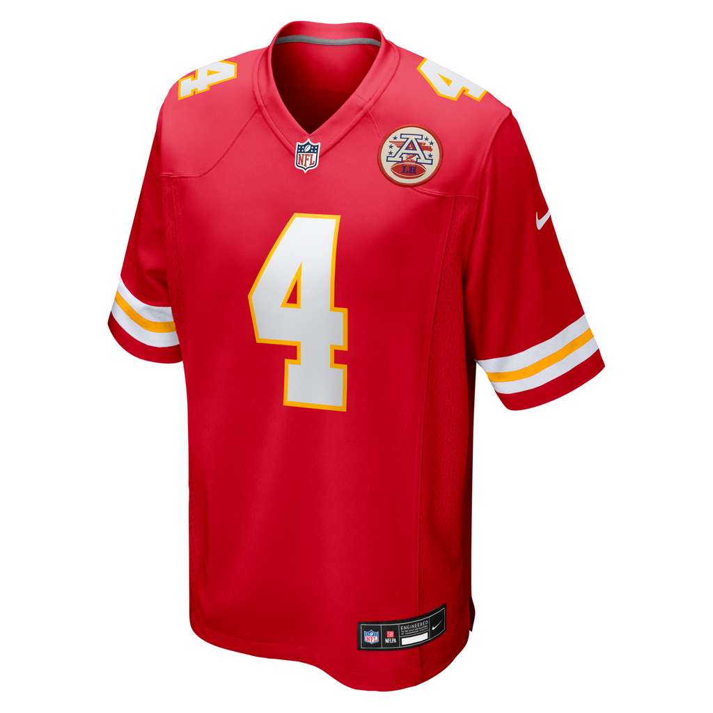 Kansas City Chiefs Rashee Rice Red Game Football Jersey