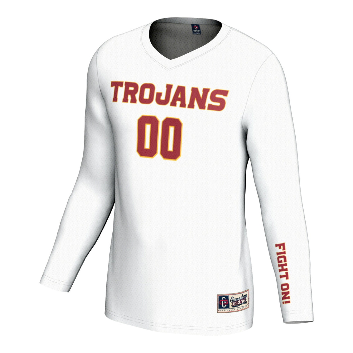 USC Trojans NIL Pick-A-Player Lightweight Volleyball Jersey – White
