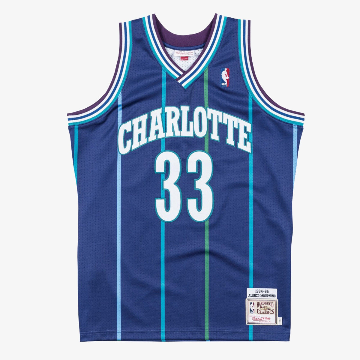 Charlotte Hornets Jersey Alternate Alonzo Mourning 1994-95
