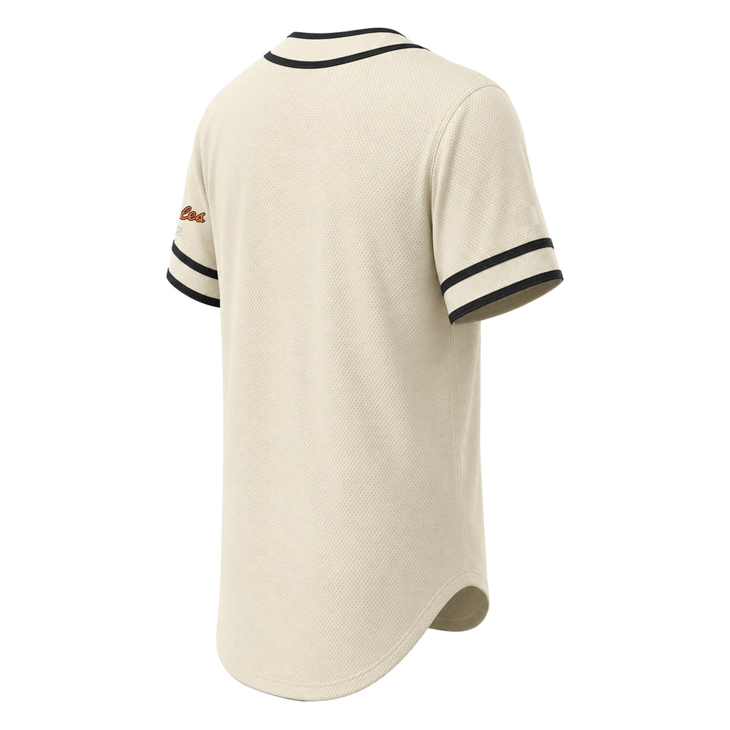 Baltimore Orioles Stitches Natural Throwback Fashion Baseball Jersey