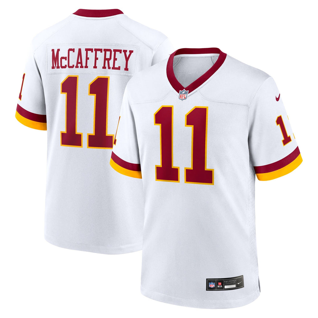 Washington Commanders Luke McCaffrey White Game Super Bowl Era Football Jersey