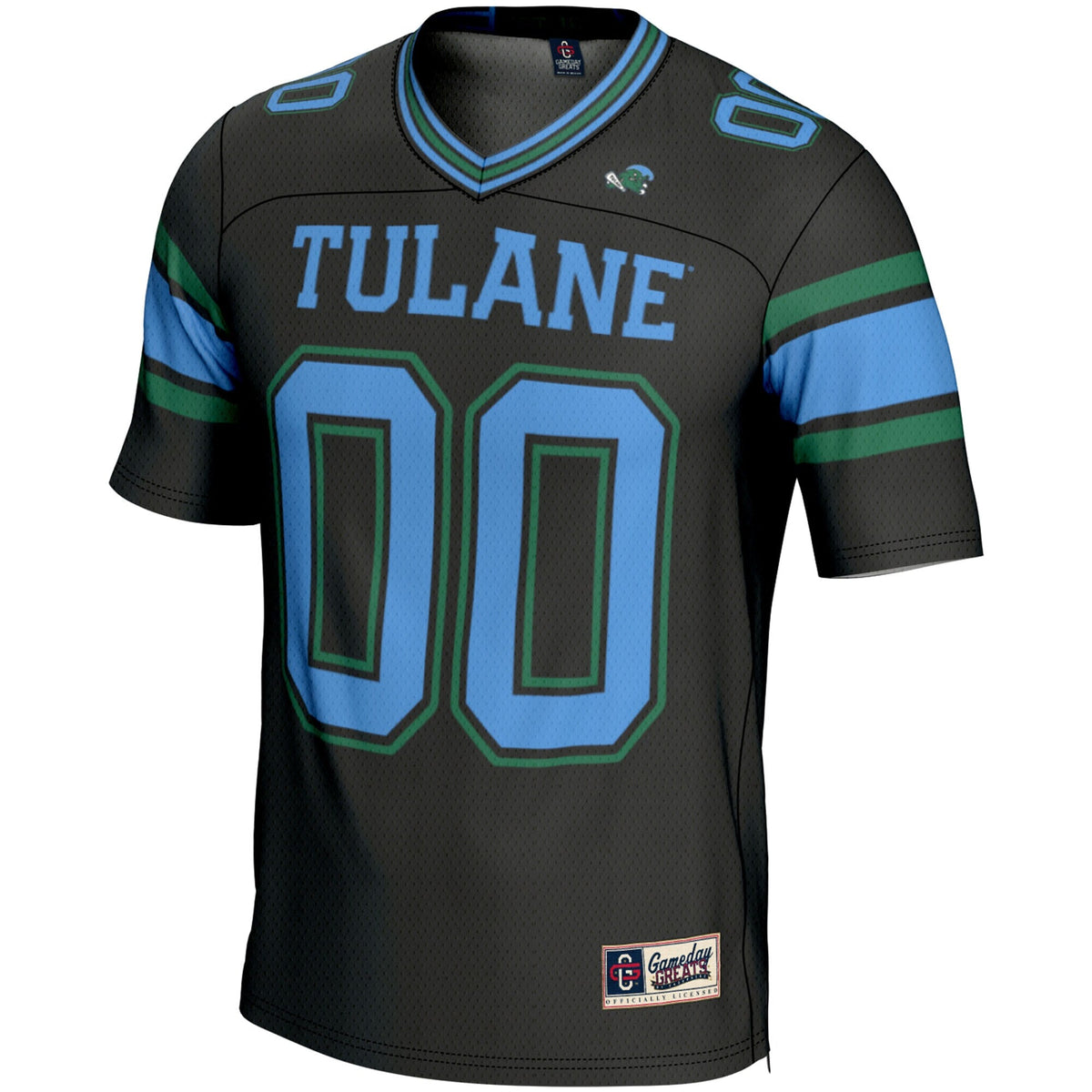 Tulane Green Wave NIL Pick-A-Player Football Jersey - Black