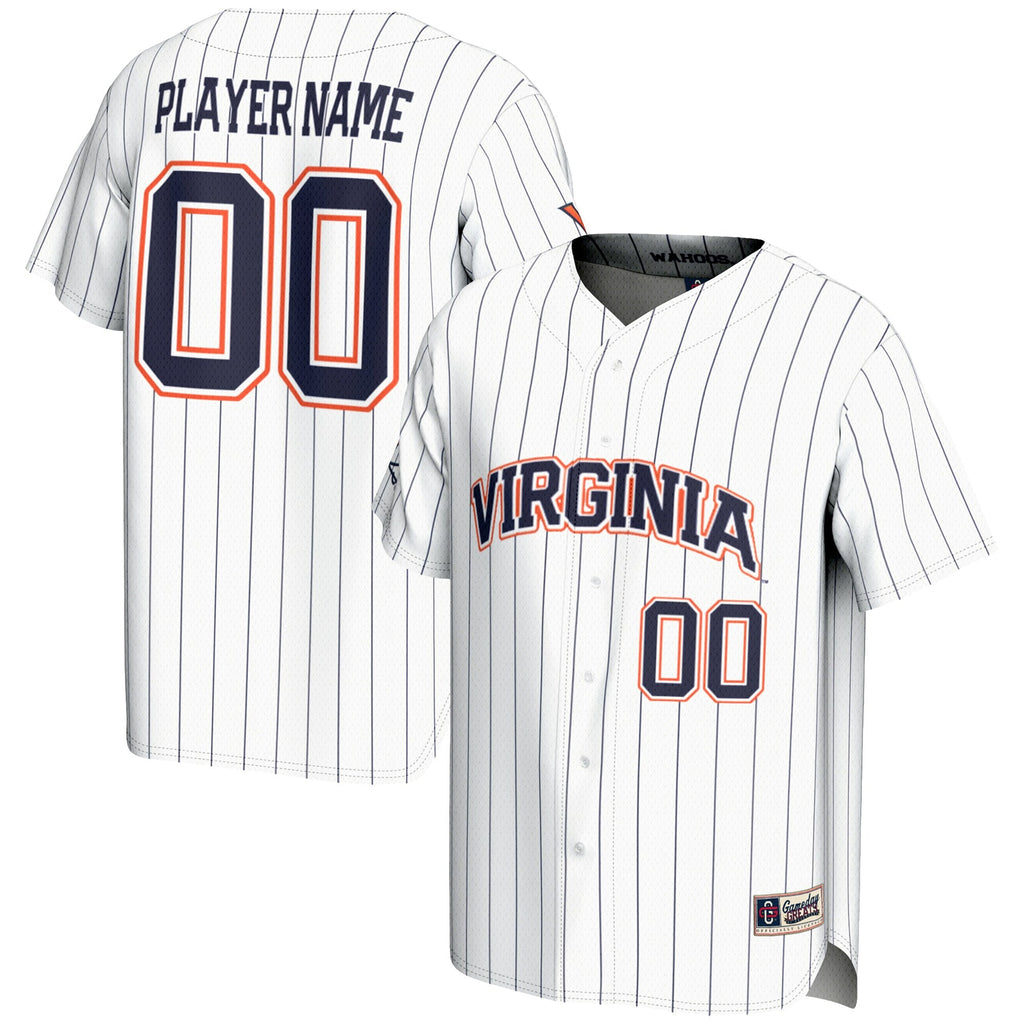Virginia Cavaliers NIL Pick-A-Player Lightweight Baseball Jersey - White