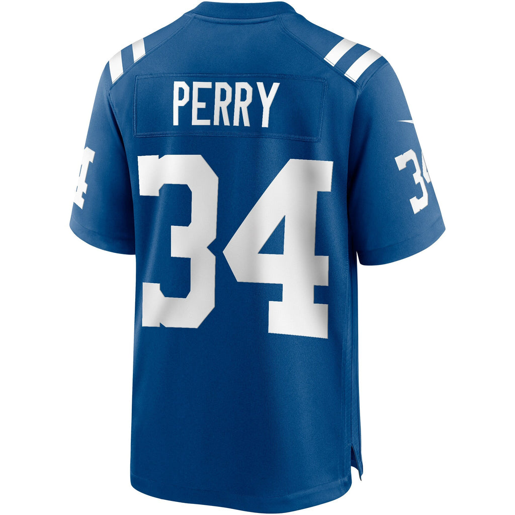Indianapolis Colts Joe Perry Royal Game Retired Player Football Jersey