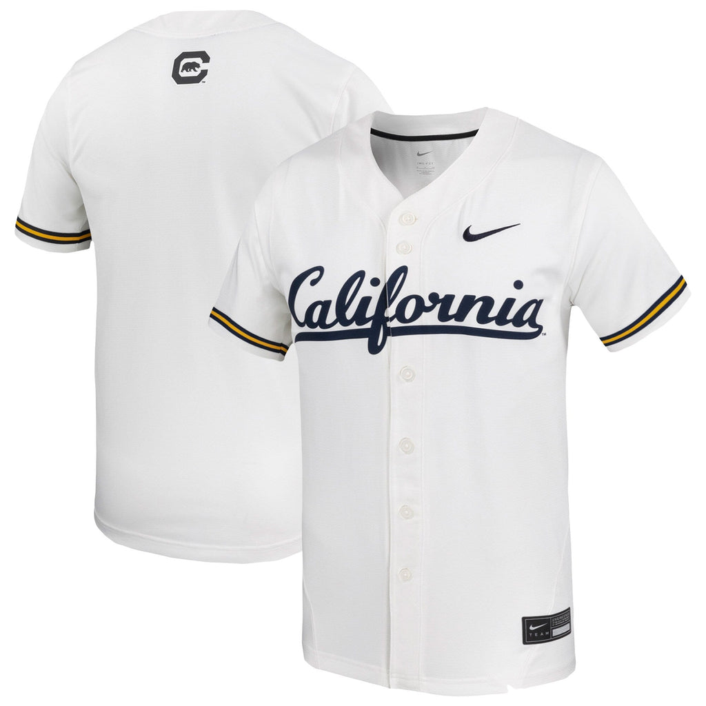 White Cal Bears Replica Baseball Jersey