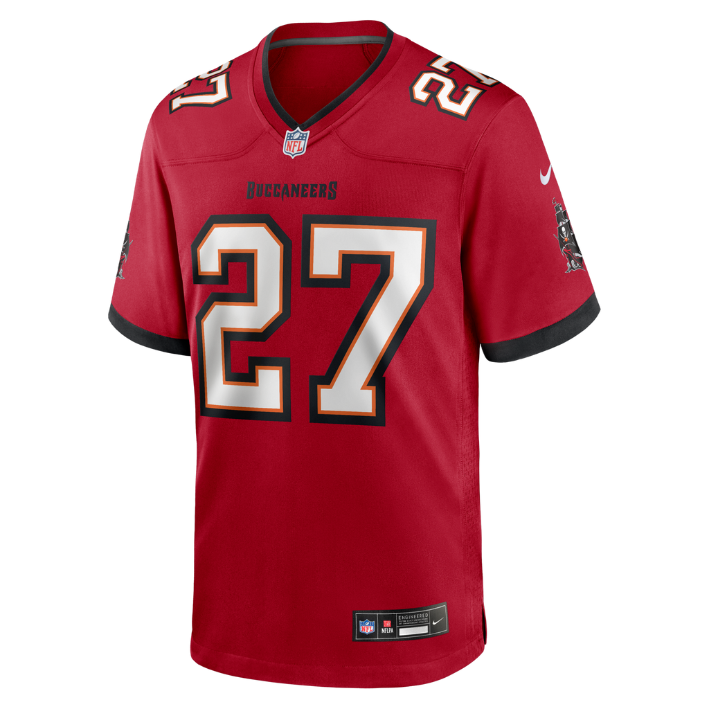 Tampa Bay Buccaneers Zyon McCollum Red Game Player Football Jersey
