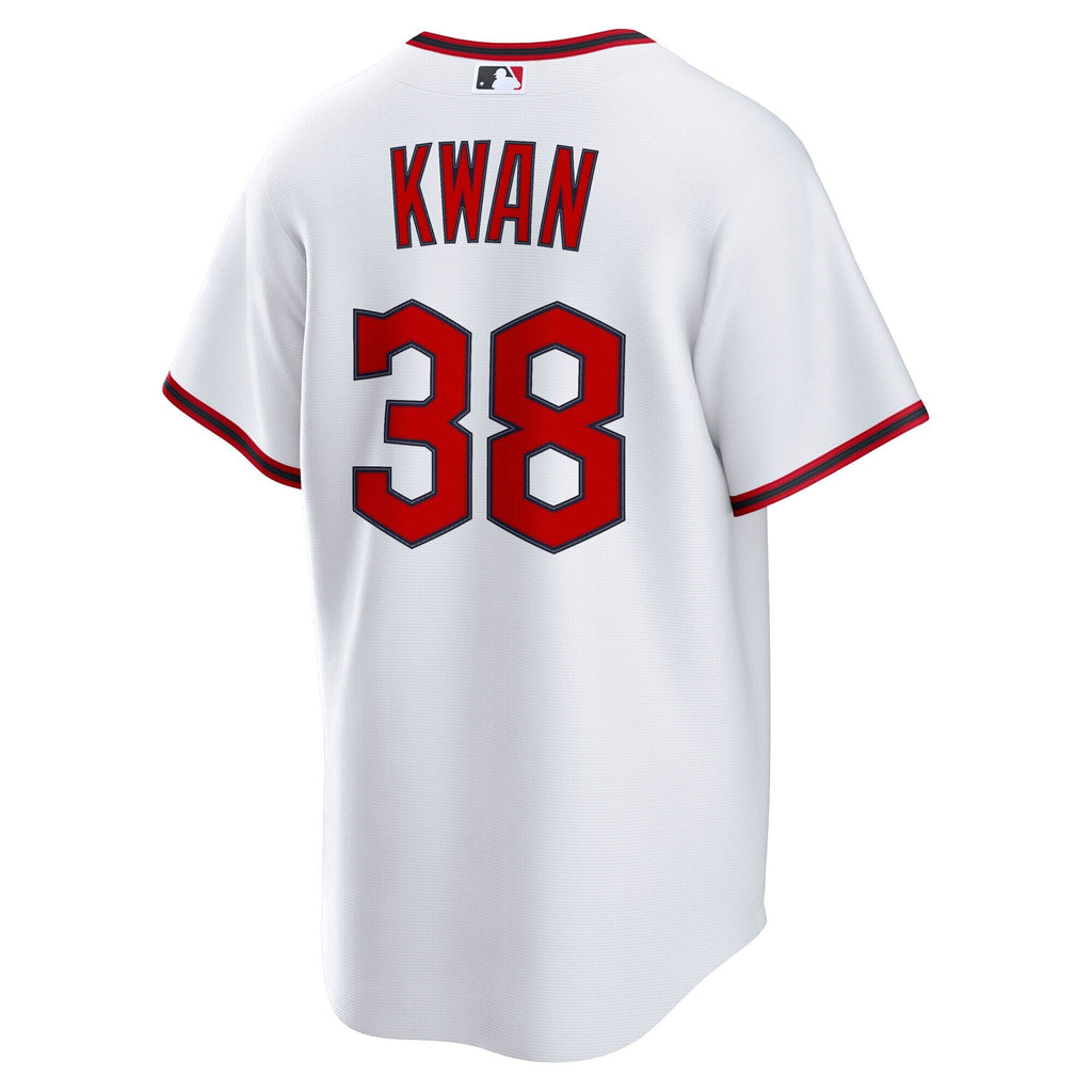 Cleveland Guardians Steven Kwan White Home Replica Baseball Jersey