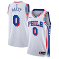 Philadelphia 76ers Association Edition Swingman Jersey - White - Tyrese Maxey