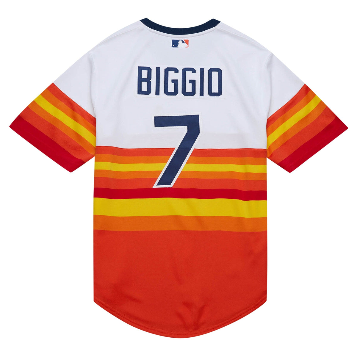 Houston Astros Craig Biggio White 2004 Cooperstown Collection Throwback Baseball Jersey