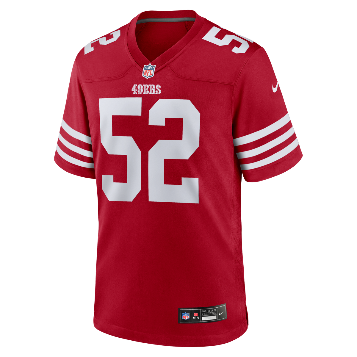 San Francisco 49ers Patrick Willis Scarlet Retired Player Game Football Jersey