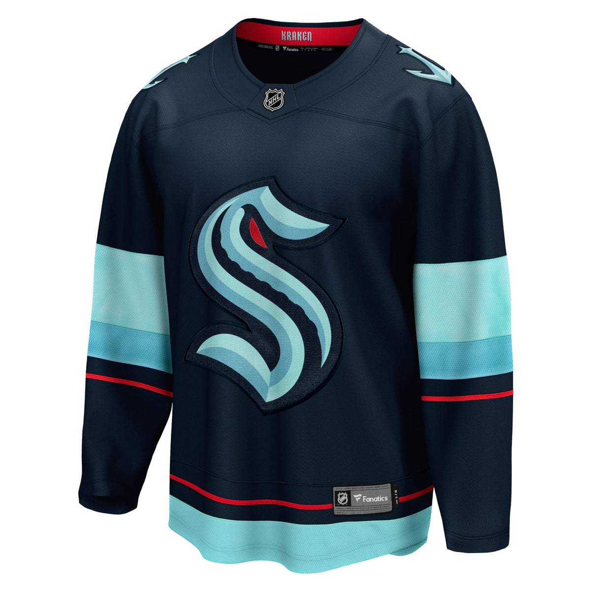 Seattle Kraken Deep Sea Blue Home Breakaway Hockey Jersey