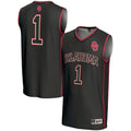 #1 Black Oklahoma Sooners Lightweight Basketball Jersey