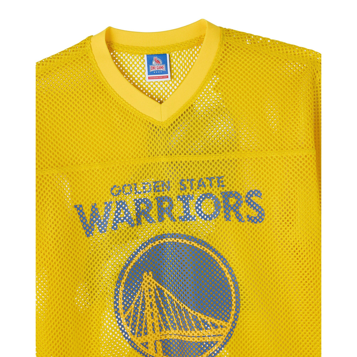 Golden State Warriors X OVO Mesh Football Jersey