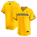 Maize Michigan Wolverines Alternate Limited Baseball Jersey