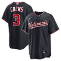 Washington Nationals Dylan Crews Navy Alternate Replica Baseball Jersey