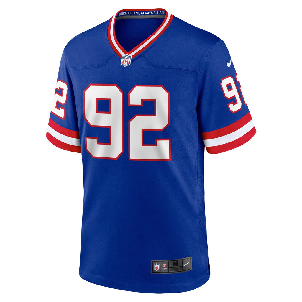 New York Giants Michael Strahan Royal Retired Player Alternate Game Football Jersey