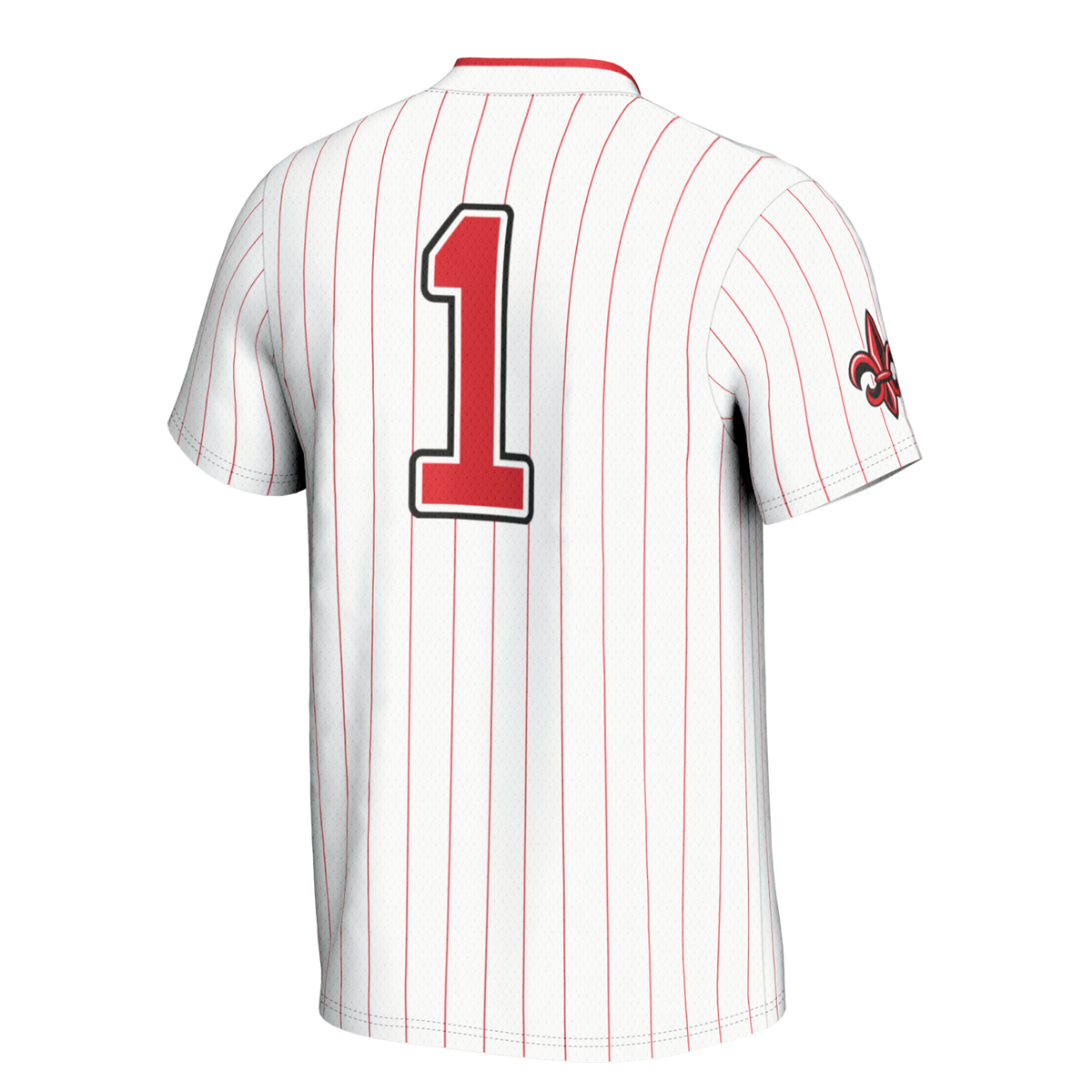 #1 Louisiana Ragin' Cajuns Lightweight Softball Jersey - White