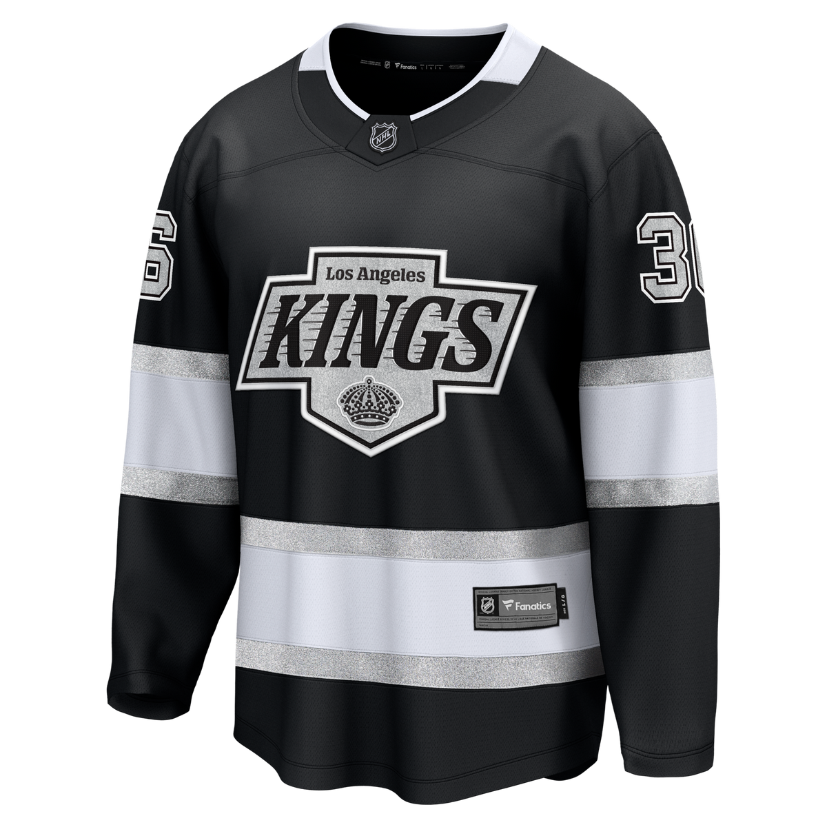 Los Angeles Kings Mats Zuccarello Black Home Breakaway Hockey Jersey