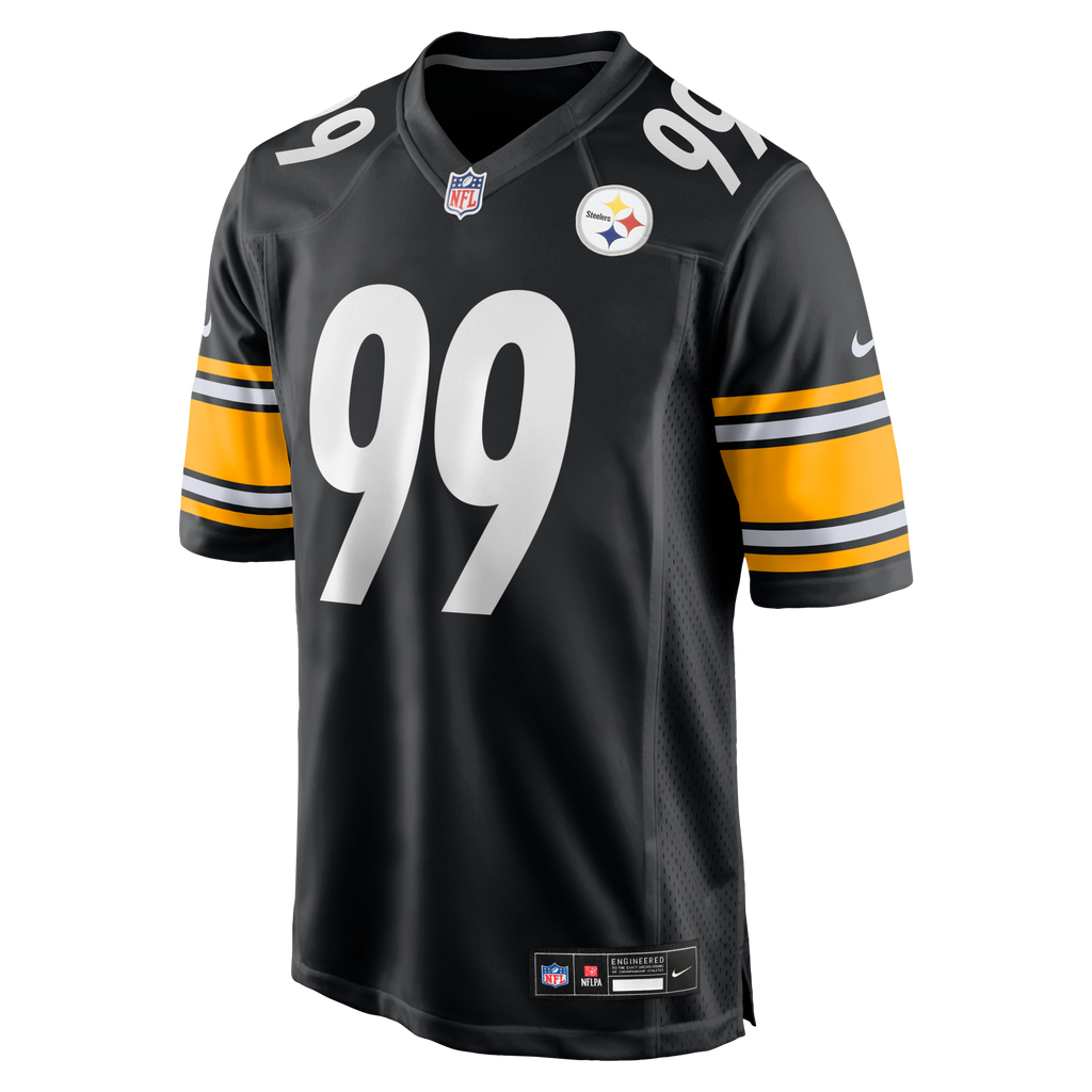 Pittsburgh Steelers Derrick Harmon Black Game Player Football Jersey