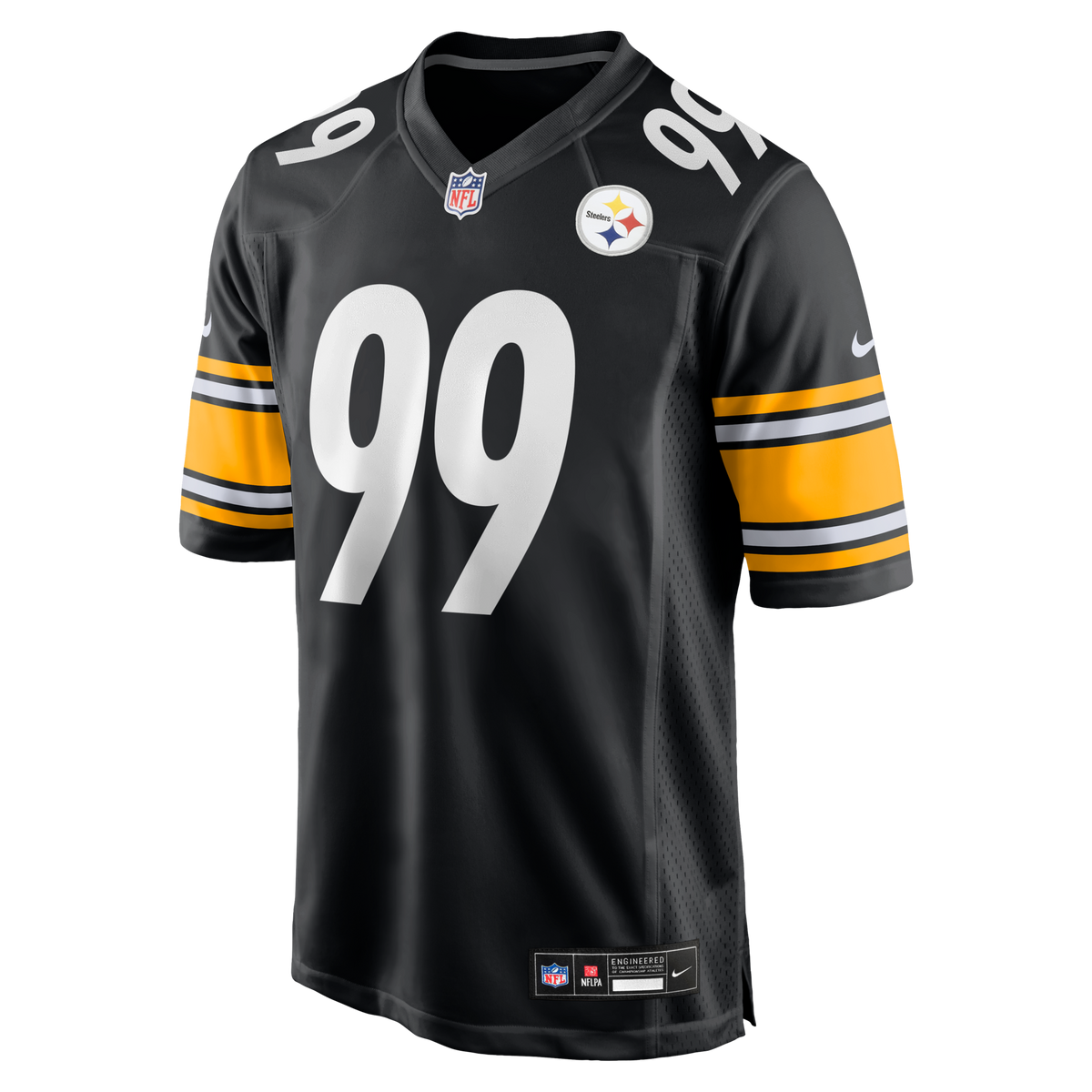 Pittsburgh Steelers Derrick Harmon Black Game Player Football Jersey