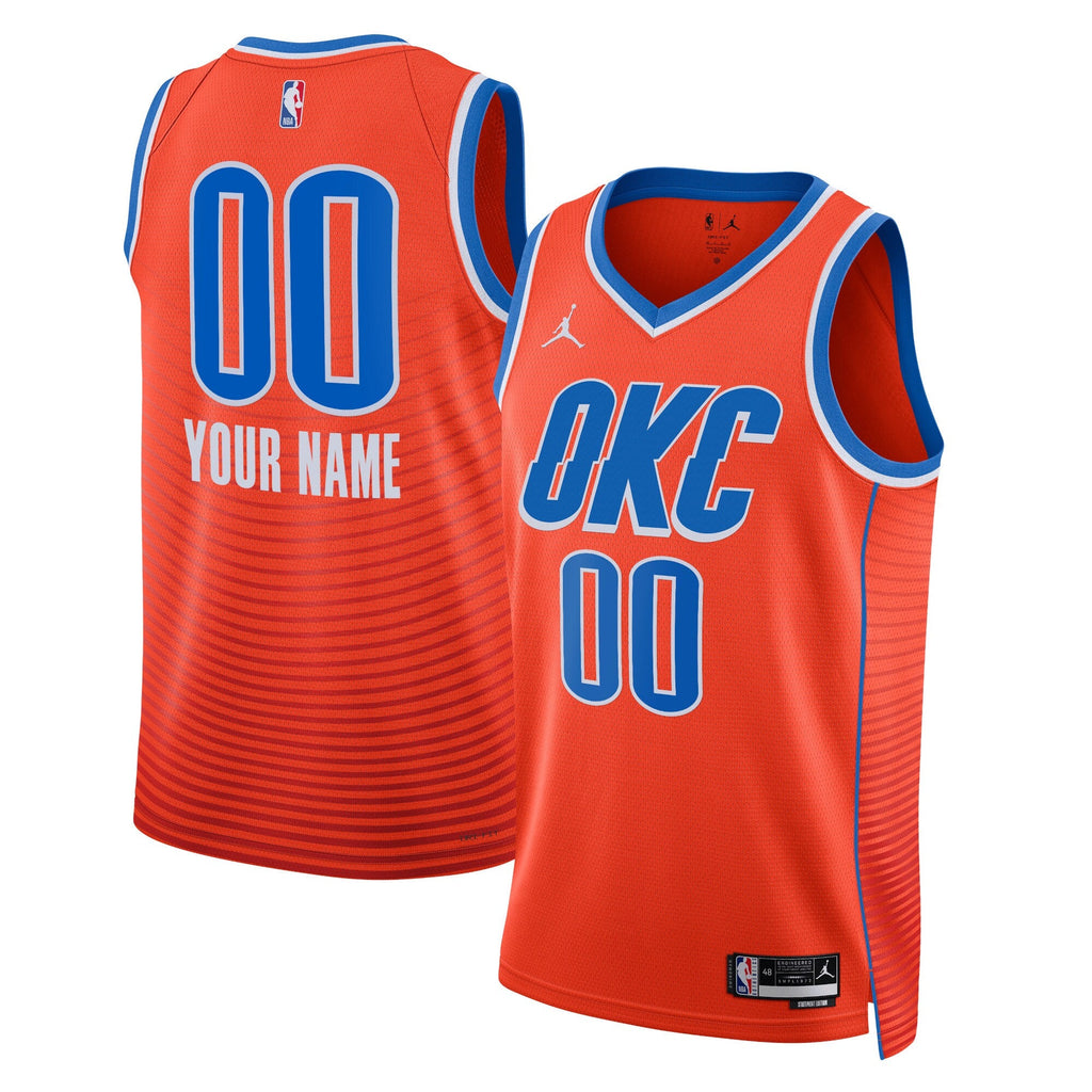 Oklahoma City Thunder Statement Swingman Jersey - Custom