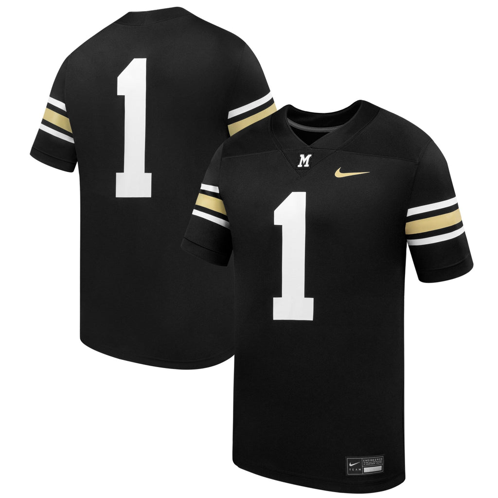 #1 Missouri Tigers 100th Anniversary Replica Football Jersey - Black