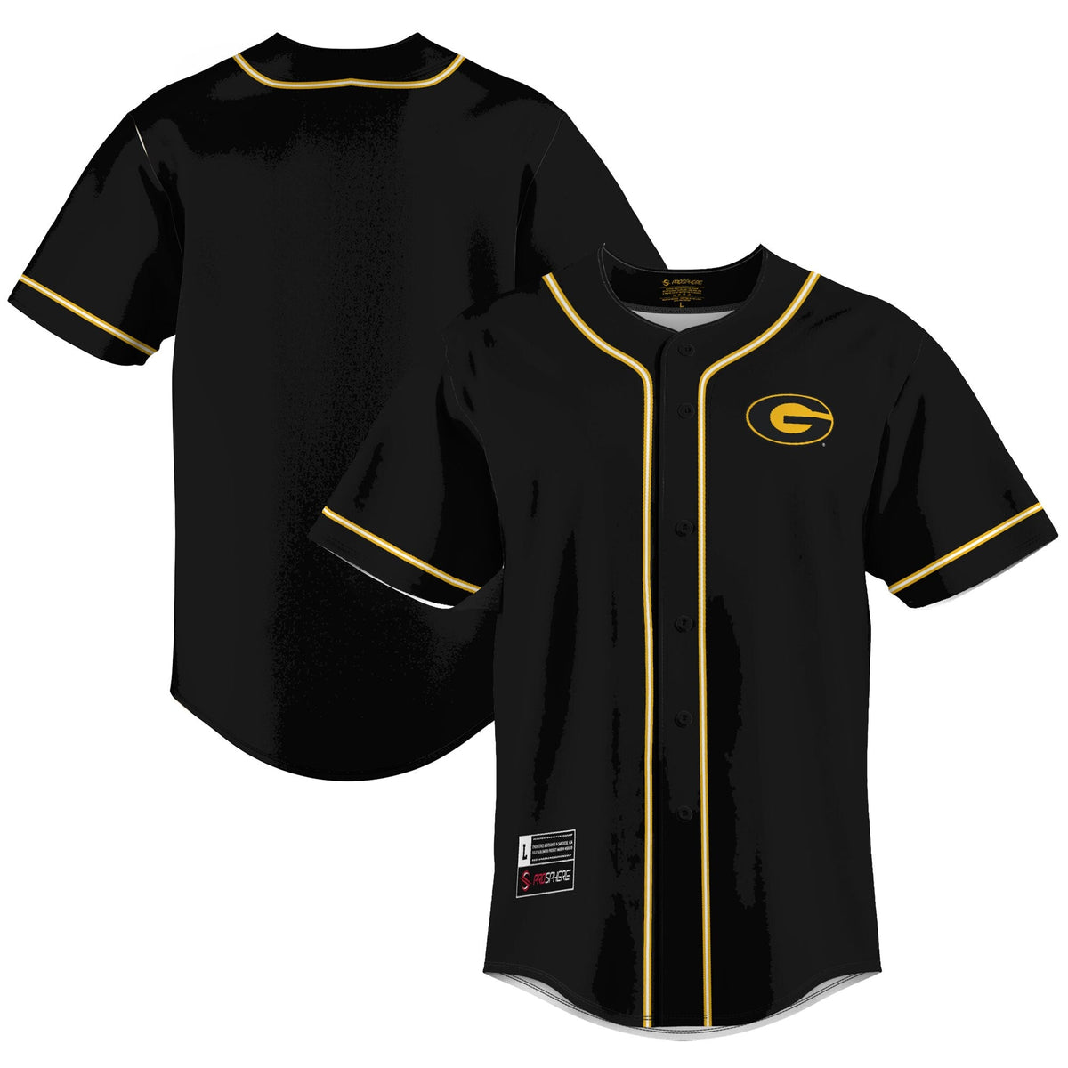 Grambling Tigers Lightweight Baseball Jersey - Gold