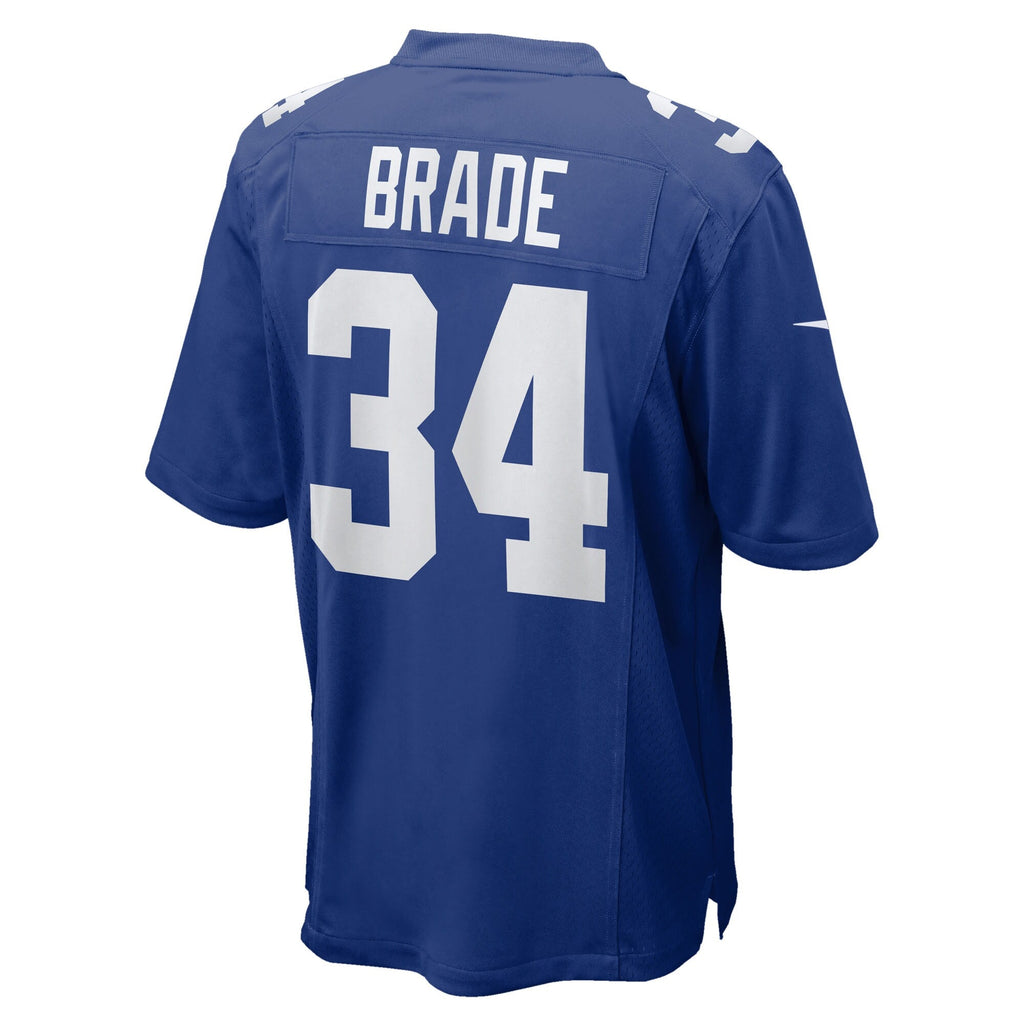 New York Giants Beau Brade Royal Team Game Football Jersey