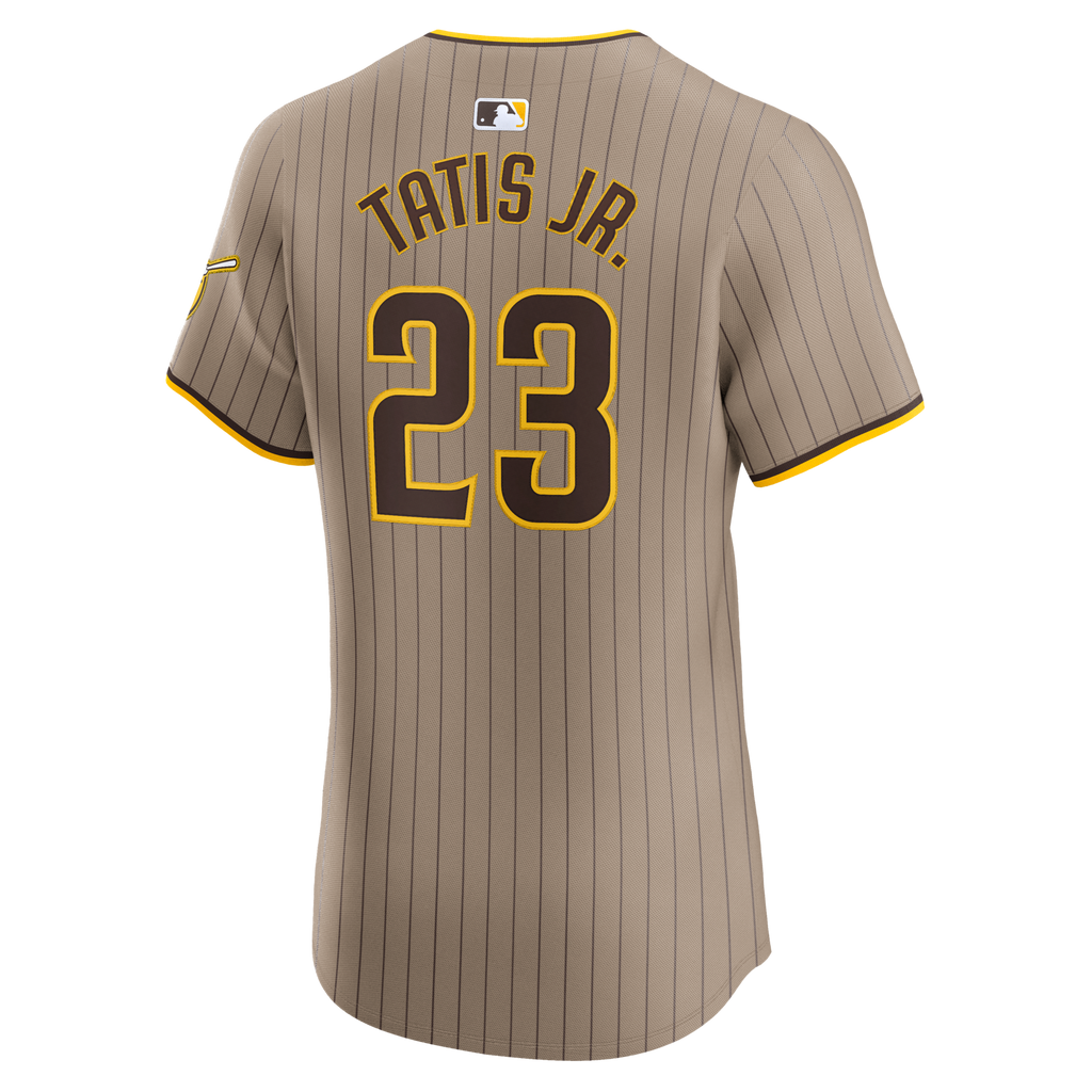 San Diego Padres Fernando Tatis Jr. Sand Alternate Elite Player Baseball Jersey
