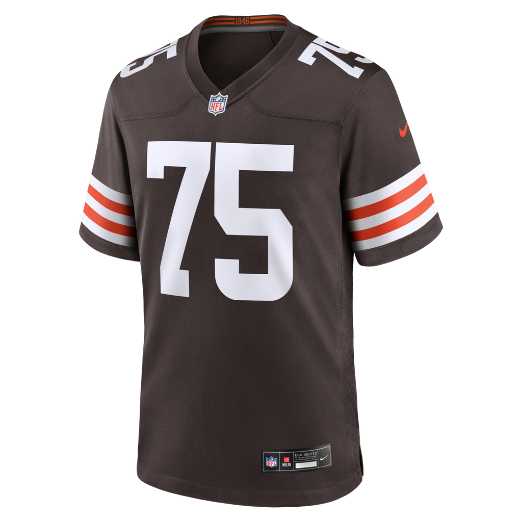 Cleveland Browns Joel Bitonio Brown Game Football Jersey