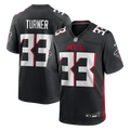 Atlanta Falcons Michael Turner Black Game Retired Player Football Jersey