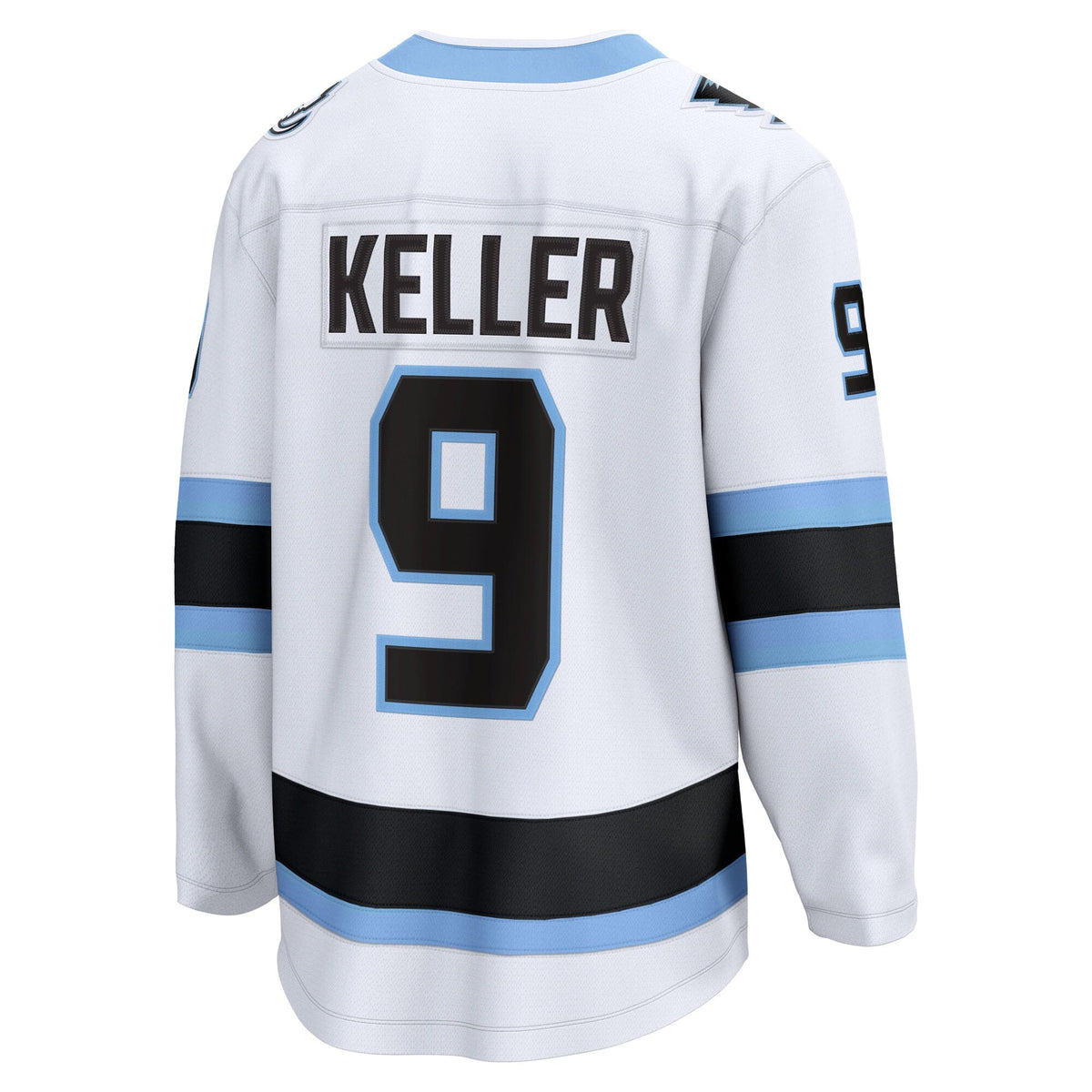 Utah Mammoth Clayton Keller White Away Breakaway Player Hockey Jersey