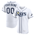 Tampa Bay Rays White Home Custom Baseball Jersey