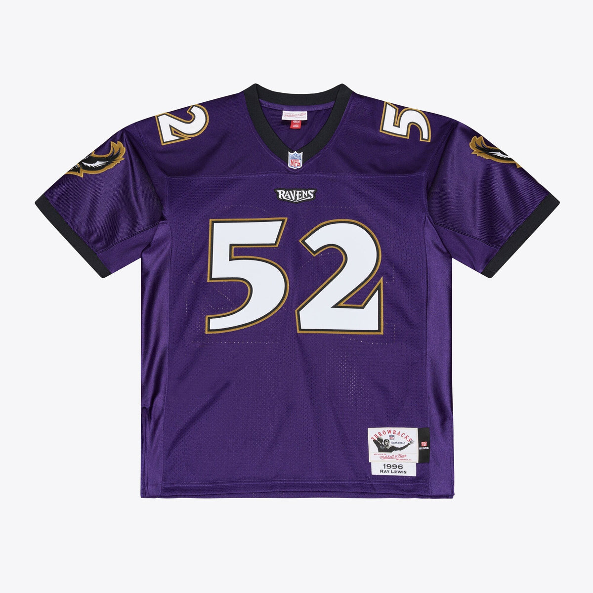 Baltimore Ravens Ray Lewis Purple 1996 Throwback Football Jersey