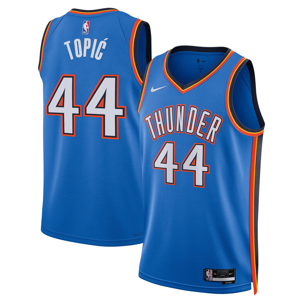 Oklahoma City Thunder Icon Swingman Jersey - Blue - Nikola Topić