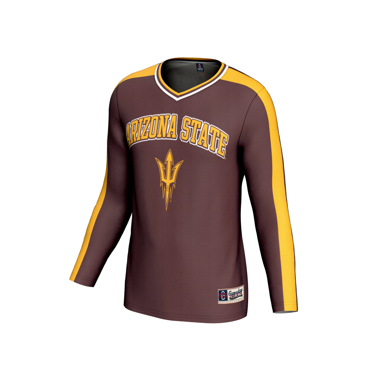 #1 Arizona State Sun Devils Lightweight Collegiate Volleyball Fashion Jersey - Maroon