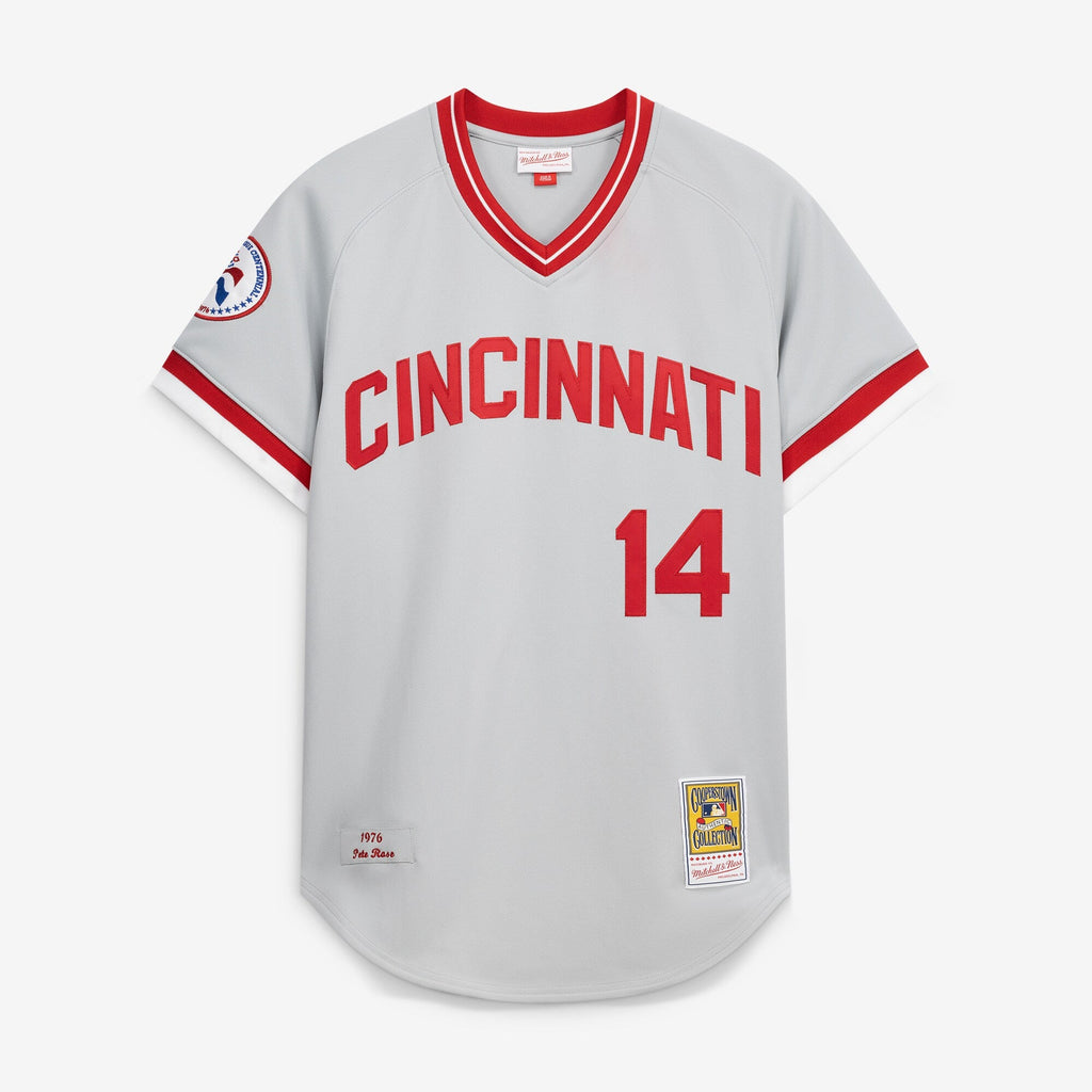 Cincinnati Reds Pete Rose Gray 1976 Baseball Jersey