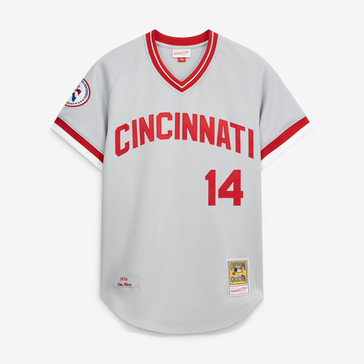 Cincinnati Reds Pete Rose Gray 1976 Baseball Jersey