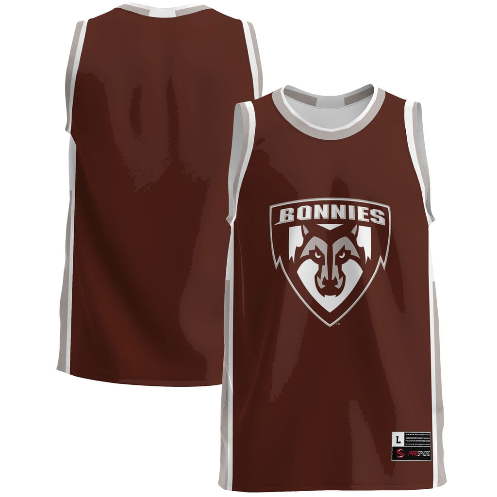 St. Bonaventure Bonnies Lightweight Basketball Jersey - Brown