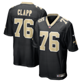 New Orleans Saints Will Clapp Black Team Game Football Jersey
