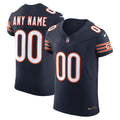 Chicago Bears Navy Vapor F.U.S.E. Elite Custom Football Jersey