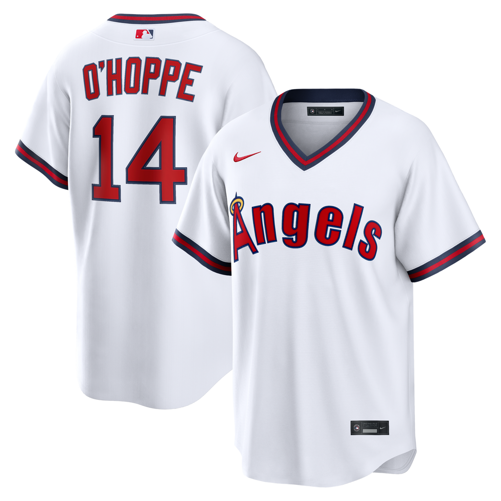 Los Angeles Angels Logan O'Hoppe White Alternate Replica Baseball Jersey