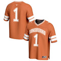 Texas Orange #1 Texas Longhorns Football Fashion Jersey